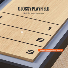 114cm Shuffleboard and Curling 2 in 1 Board Game Portable Tabletop Set