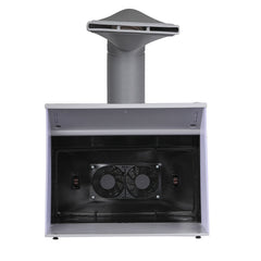 Airbrush Spray Booth, Portable Hobby Airbrush Paint Spray Booth Kit with 4 LED Light, Powerful Dual Exhaust Fans, Turntable and 6 ft Extension Hose, for Painting Models, Arts, Crafts, Cakes