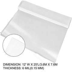 Greenhouse Film, Greenhouse Polyethylene Film 12x25 ft Greenhouse Plastic