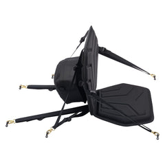 Kayak Seat, 1 Pack 31 mm Thick, Universal Paddle Board Seat with Back Support, Hexagonal Sit-on-Top Soft Padded Cushion with Storage Bag & Adjustable Straps for SUP, Fishing/Inflatable Kayak