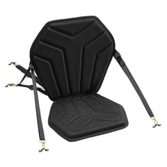Kayak Seat, 1 Pack 31 mm Thick, Universal Paddle Board Seat with Back Support, Hexagonal Sit-on-Top Soft Padded Cushion with Storage Bag & Adjustable Straps for SUP, Fishing/Inflatable Kayak