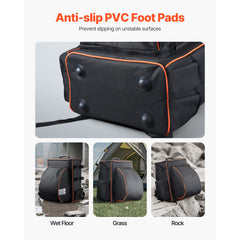 35.6L Welding Backpack 600D Polyester Welder Backpack for Tools and Helmet