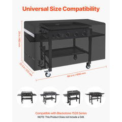 66 inch Grill Cover Heavy Duty BBQ Gas Grill Cover Outdoor Waterproof