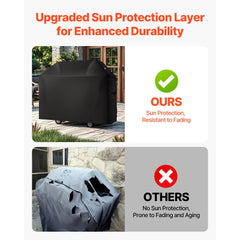58 inch Grill Cover Heavy Duty BBQ Gas Grill Cover Outdoor Waterproof