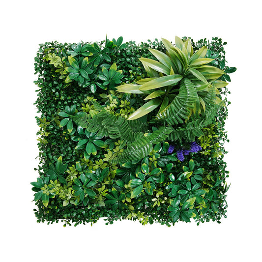 Artificial Grass Wall Panels, 12 PCS 20 x 20 inch, 3D Combination Greenery Boxwood Panel for Indoor Outdoor Green Decor & Ivy Fence Covering, Privacy Backdrop Wall Hedge Screen for Garden