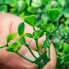 12PCS 10x10 inch Artificial Boxwood Panels, Boxwood Hedge Wall Mat,Artificial Grass Backdrop Wall, Privacy Hedge Screen UV Protected for Outdoor Indoor Garden Fence Backyard