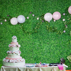 12PCS 10x10 inch Artificial Boxwood Panels, Boxwood Hedge Wall Mat,Artificial Grass Backdrop Wall, Privacy Hedge Screen UV Protected for Outdoor Indoor Garden Fence Backyard