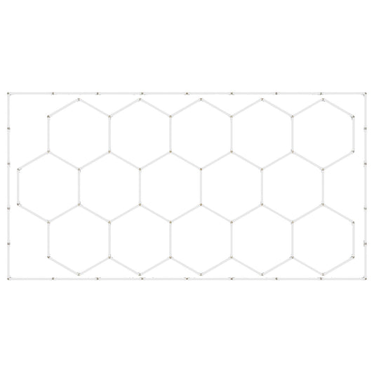 Hexagon Garage Lights 66300LM 15 Grids Honeycomb LED Shop Ceiling Light