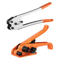 Banding Strapping Kit with Strapping Tensioner Tool, Banding Sealer Tool, 100 m Length PP Band, 100 Metal Seals, Pallet Packaging Strapping Banding Kit, Banding Packaging Strapping for Packing