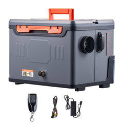 Diesel Heater, 8KW, DC 12V/24V, All in One Portable Diesel Air Heater with Bluetooth APP Control, Remote Control and LCD Screen, 5 L Fuel Tank for Trucks, Vans, RVs, Campers, and Garages