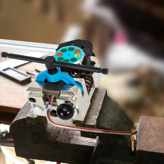 Brake Line Flaring Tool, 45 Degree Single, Double, and Bubble Flares for 3/16", 1/4", 5/16" and 3/8" Tube Size, Suitable for Soft Metal of Copper Lines