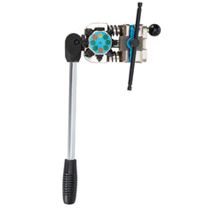 Brake Line Flaring Tool, 45 Degree Single, Double, and Bubble Flares for 3/16", 1/4", 5/16" and 3/8" Tube Size, Suitable for Soft Metal of Copper Lines