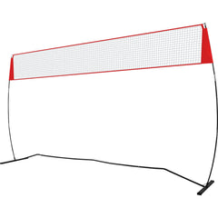 Freestanding Volleyball Training Net for Indoor or Outdoor Use, Adjustable Height Portable Net System with Carrying Bag, Professional Volleyball Practice Trainer for Hitting or Serving Drills