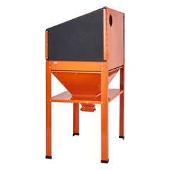 60 Gallon Sand Blasting Cabinet with Stand with Blasting Gun & 4 Nozzles