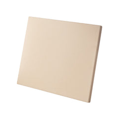 Pizza Stone, 406 x 355 mm Rectangular Cordierite Pizza Stone, Extra Large Baking-Stone with Scraper, 15 mm Thick Heat-Resistant Cordierite, for Kitchen Oven, Baking Bread & Pizzas, BBQ Grilling