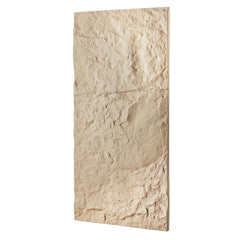 3D Wall Panels, 4 Pack 120 x 60 cm PU Natural Stone Imitation Wall Art Tiles, 2.97 m² Coverage Accent Wall Panel, Interior Home Decor for Ceiling, Bedroom, Living & Gaming Room, Stone Yellow