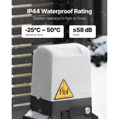 400W Electric Sliding Gate Opener 1000kg Chain Drive Infrared Sensor