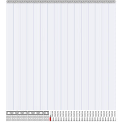 Strip Curtain PVC Door Curtain 244 x 244 cm Cooler Freezer Clear Plastic
