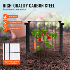 5 Pack Plant Protector from Animals, 390 mm x 390 mm Chicken Wire Plant Protector, Plant Cages for Outdoor Plants, Flowers & Vegetables, Keeps Bunny Chicken Squirrels Out, 20pcs Metal Mesh