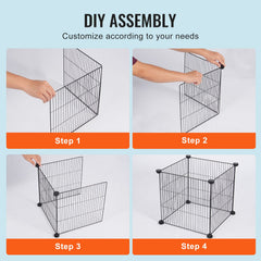 5 Pack Plant Protector from Animals, 390 mm x 390 mm Chicken Wire Plant Protector, Plant Cages for Outdoor Plants, Flowers & Vegetables, Keeps Bunny Chicken Squirrels Out, 20pcs Metal Mesh