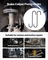 Wheel Bearing Hub Removal Tool Kit, Compatible with All Axle Bolt Hubs 5, 6, 8 Lug Hubs Buster Puller, Universal Wheel Hub Shocker, Wheel Hub Buster Tool with Nuts & Washers for Sedan SUV Truck