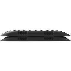 2PCS Traction Boards with PP for Mud Snow Sand Storage Bag Short Black