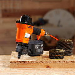 MCN55 Coil Siding Nailer 27mm to 57mm 15 Degree Pneumatic Nail Gun