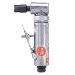 Air Angle Die Grinder, 1/4" Right Angle Die Grinder (20000RPM), Heavy Duty 90-Degree Angled Air Powered, 24PCS Discs for Grinding, Polishing, Deburring, Rust Removal