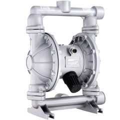 Air Operated Double Diaphragm Pump, 44GPM, Max 115PSI Air Waste Oil Pneumatic Transfer Pump with 2 Extra Diaphragms, 3.8cm Inlet & Outlet Aluminum Alloy Diaphragm Pump for Diesel Grease Oil