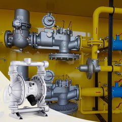 Air Operated Double Diaphragm Pump, 44GPM, Max 115PSI Air Waste Oil Pneumatic Transfer Pump with 2 Extra Diaphragms, 3.8cm Inlet & Outlet Aluminum Alloy Diaphragm Pump for Diesel Grease Oil