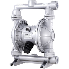 Air Operated Double Diaphragm Pump, 44GPM, Max 115PSI Air Waste Oil Pneumatic Transfer Pump with 2 Extra Diaphragms, 3.8cm Inlet & Outlet Aluminum Alloy Diaphragm Pump for Diesel Grease Oil