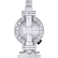Air Operated Double Diaphragm Pump, 44GPM, Max 115PSI Air Waste Oil Pneumatic Transfer Pump with 2 Extra Diaphragms, 3.8cm Inlet & Outlet Aluminum Alloy Diaphragm Pump for Diesel Grease Oil