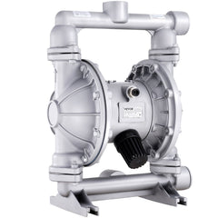 Air Operated Double Diaphragm Pump, 44GPM, Max 115PSI Air Waste Oil Pneumatic Transfer Pump with 2 Extra Diaphragms, 3.8cm Inlet & Outlet Aluminum Alloy Diaphragm Pump for Diesel Grease Oil