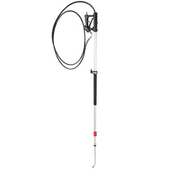 Telescoping Pressure Washer Wand, 20 ft 5-Section Length Adjustable, Max. 4000 PSI Fit for 3/8'' Quick Connection, 5 Spray Nozzles, Belt, for Roof, Fence, Gutter, Silver