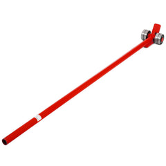 Prylever Bar 3T Capacity Steel Pry Lever Bar Heavy Duty with Wheels Prylever with 1.8 m Length Handle