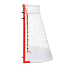 Street Hockey Net, Indoor Outdoor Steel Hockey Goal, Official Regulation Pro Hockey Training Goal Set, Portable Hockey Goal with Net, Easy Assemble, 72" x 48", White/Red