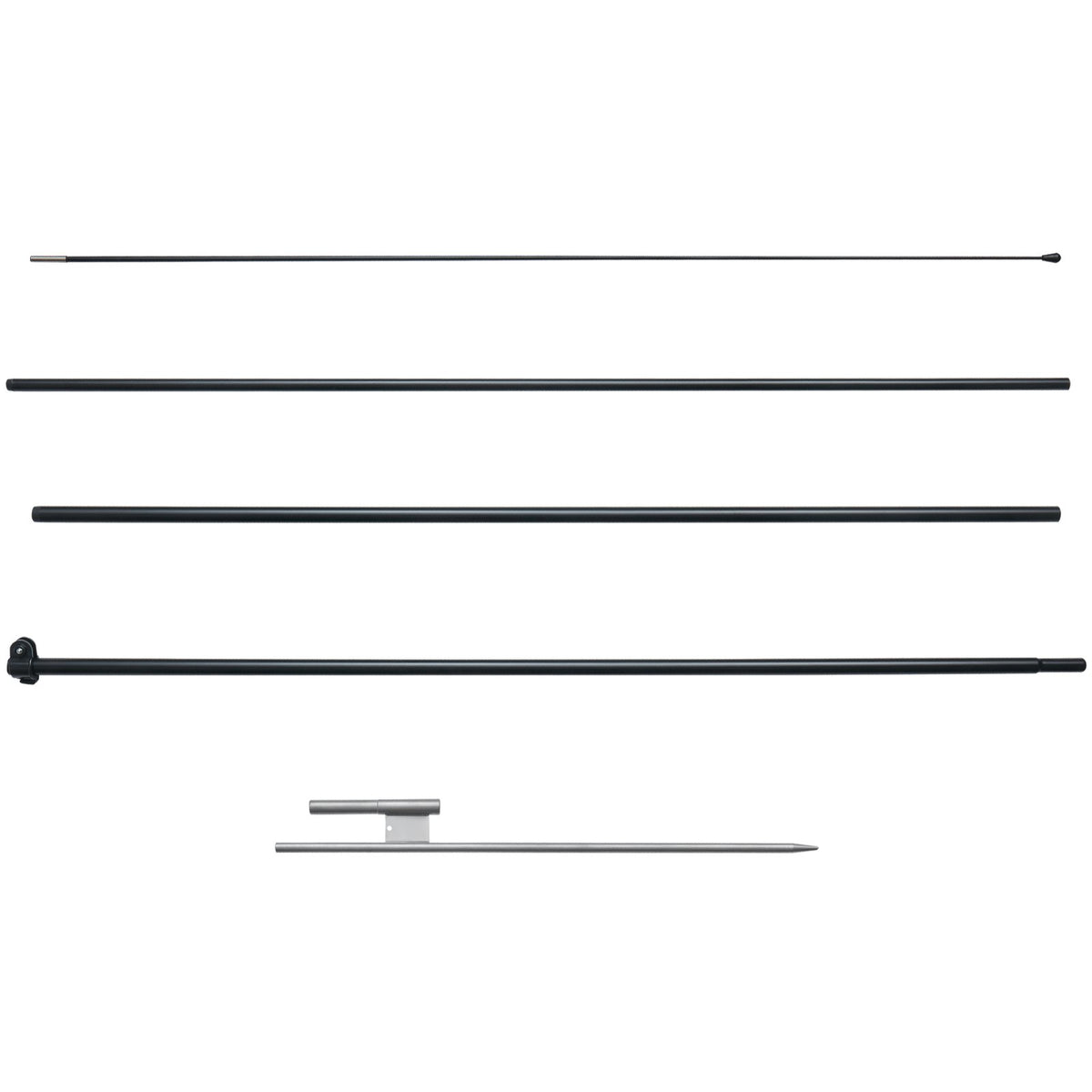 Feather Flag Pole Kit, Swooper Flag Pole Set 16.3 ft, Sign Flag Poles for Business Advertising Flags Outdoor, with A Ground Stake and Carrying Bag (Flag Not Included)