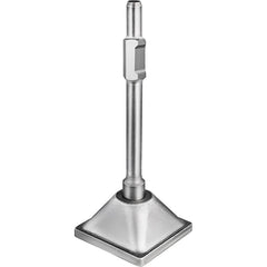 Jack Hammer 1-1/8 Tamper Shank, Dirt Tamper 6x6 Compactor Plate with Electric Chisel Dirt Compactor, Demolition Jackhammer Bits Solid Compactor Breaker Hammer Concrete Tamper Asphalt Tools