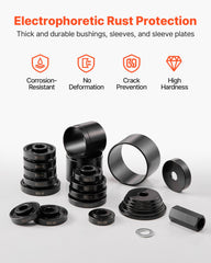 Wheel Bearing Press Kit, 23 PCS FWD Bearing Puller Tools, for Front Wheel Drive Bearing Removal and Installation, Wheel Bearing Tool with Sliding Screw, Bushings, Sleeve Plates, Storage Case