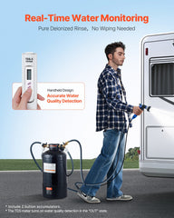Spotless Deionized Water System Car Wash System with Handheld TDS Meter