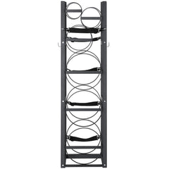 Refrigerant Tank Rack, with 3 x 30lbs and Other 3 Small Bottle Tanks, Cylinder Tank Rack 12.79x12.99x47.12 in, Refrigerant Cylinder Rack and Holders for Freon, Gases, Oxygen, Nitrogen
