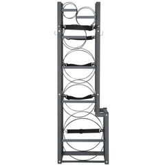 Refrigerant Tank Rack, with 1 x 50lb, 2 x 30lb and Other 3 Small Bottle Tanks, Cylinder Tank Rack 15.55x12.99x49.8 in, Refrigerant Cylinder Rack and Holders for Freon, Gases, Oxygen, Nitrogen