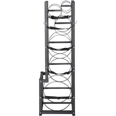 Refrigerant Tank Rack, with 1 x 50lb, 2 x 30lb and Other 3 Small Bottle Tanks, Cylinder Tank Rack 15.55x12.99x49.8 in, Refrigerant Cylinder Rack and Holders for Freon, Gases, Oxygen, Nitrogen