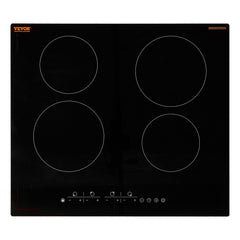 Built-in Electric Cooktop Radiant Ceramic Cooktop 4 Burners 23.2x20.5 inch