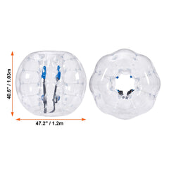 Inflatable Bumper Ball 1-Pack, 4FT/1.2M Body Sumo Zorb Balls for Teen & Adult, 0.8mm Thick PVC Human Hamster Bubble Balls for Outdoor Team Gaming Play, Bumper Bopper Toys for Garden, Yard, Park