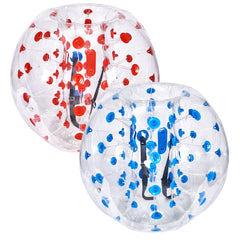 Inflatable Bumper Balls 2-Pack, 4FT/1.2M Body Sumo Zorb Balls for Teen & Adult, 0.8mm Thick PVC Human Hamster Bubble Balls for Outdoor Team Gaming Play, Bumper Bopper Toys for Garden, Yard, Park