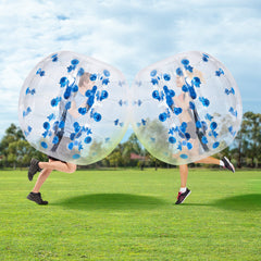Inflatable Bumper Ball 1-Pack, 4FT/1.2M Body Sumo Zorb Balls for Teen & Adult, 0.8mm Thick PVC Human Hamster Bubble Balls for Outdoor Team Gaming Play, Bumper Bopper Toys for Garden, Yard, Park