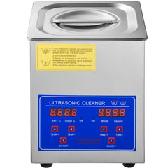 Ultrasonic Cleaner 1.3 L Ultrasonic Parts Cleaner with Heater Timer,
