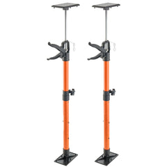 Cabinet Jack Support Pole, 2-Pack, 54-155 cm Steel Telescopic Quick Support Rod, Adjustable 3rd Hand System up to 70 kg Capacity for Installing Cabinets, Lifting Drywall, Cargo Bars
