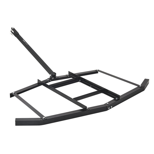 Drag Harrow, 66" Width Tow Behind Drag Harrow, Q235 Steel Driveway Grader with Adjustable Bars & Pin Hitch, Support up to 50 lbs, Tractor Driveway Harrow for ATVs, UTVs, Garden Lawn Tractors
